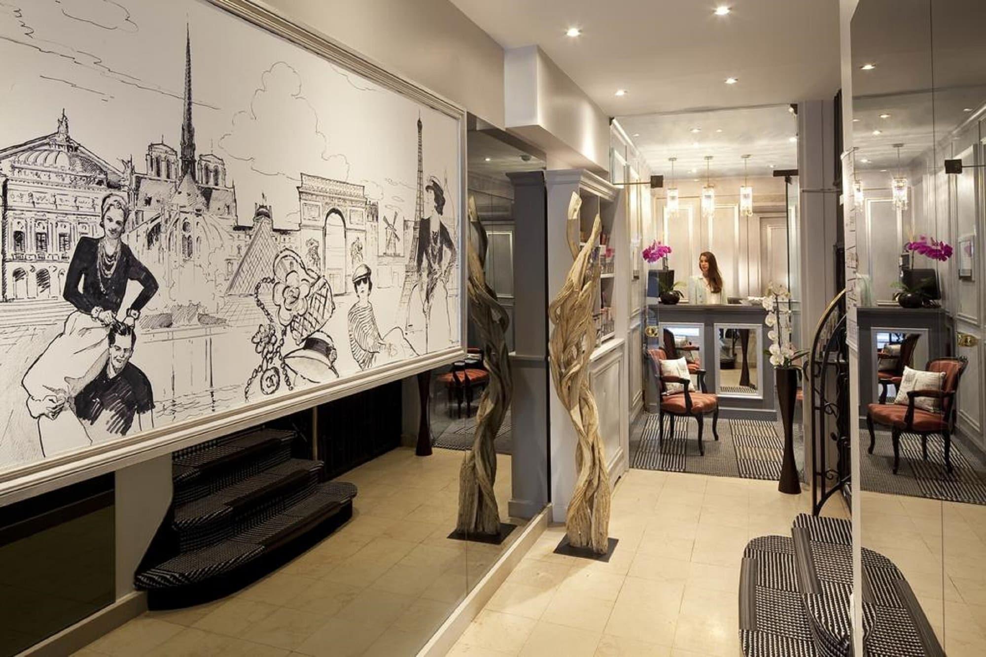 Hotel Riviera Elysees Paris Bagian luar foto